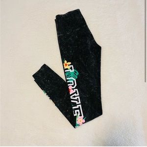 PINK grayish leggings / XS NWOT